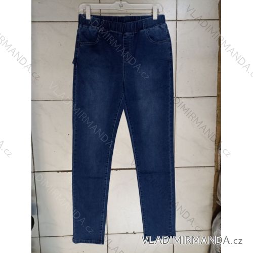 Rifle jeans s gumou v páse dámske nadrozmer (30-38) SUNBIRD SUN23AQX3628