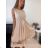 Šaty elegantné letné bez rukávov dámske (S/M/L ONE SIZE) TALIANSKA MÓDA IM923NELA/DU -   vínová
,   S/M