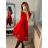 Šaty elegantné letné bez rukávov dámske (S/M/L ONE SIZE) TALIANSKA MÓDA IM923NELA/DU -   vínová
,   S/M