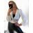 Top/blúzka dlhý rukáv dámske (S/M ONE SIZE) TALIANSKA MÓDA IMM23MS36009/DU S/M čierna
