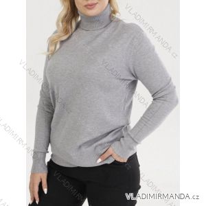 Sveter úpletový rolák dlhý rukáv dámsky (L/XL ONE SIZE) TALIANSKA MÓDA IMD212070