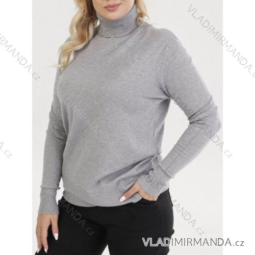 Sveter úpletový rolák dlhý rukáv dámsky (L/XL ONE SIZE) TALIANSKA MÓDA IMD212070