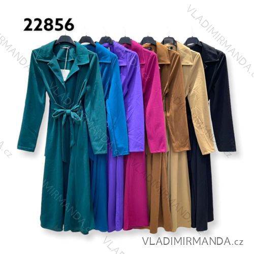 Kabát dlhý rukáv dámsky (S/M ONE SIZE) TALIANSKA MÓDA IMPHD2322856