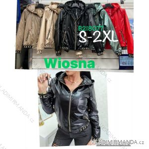 Bunda jarný dlhý rukáv dámska (S-2XL) POLSKÁ MÓDA PMWB23B218077