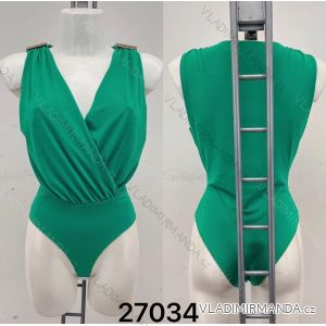 Body bez rukávu dámske (S/M ONE SIZE) TALIANSKA MÓDA IMM23ls27034