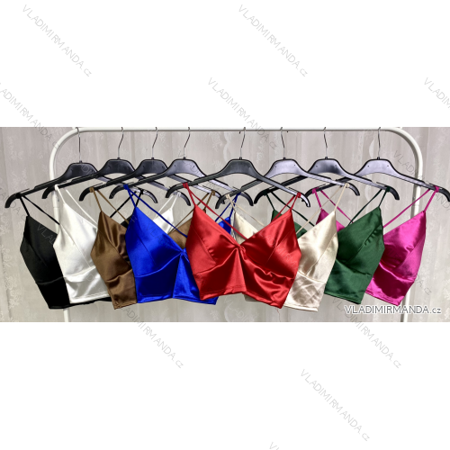 Top/croptop na ramienka dámsky (S/M ONE SIZE) TALIANSKA MÓDA IMPLP2356680050