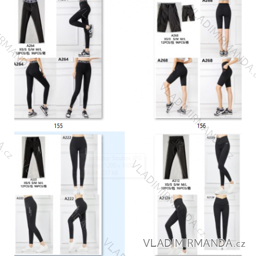 Katalog Legíny dlhé, kraťasy dámske (XS/S,S/M,M/L)) D.D. STYLE  DDS23LEGINY