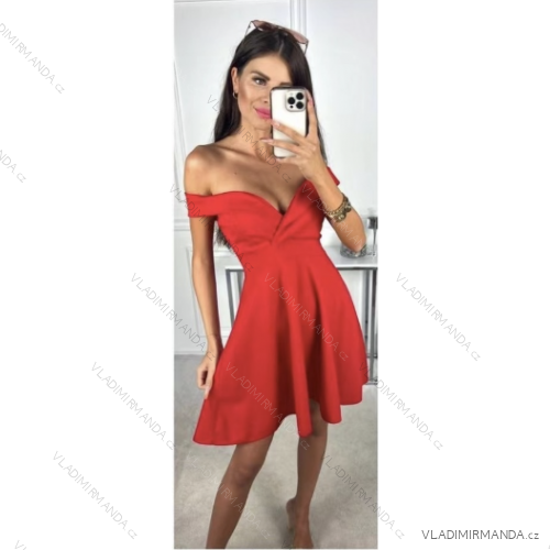 Šaty elegantný carmen dámske (S/M ONE SIZE) TALIANSKA MÓDA IMPLP2351300080