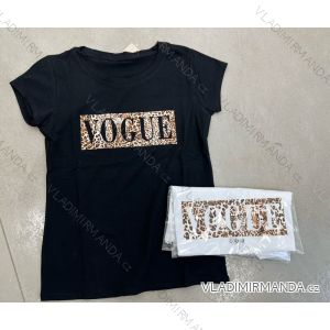 Tričko krátky rukáv dámske VOGUE (S/M ONE SIZE) TALIANSKA MÓDA IMPLM2324260