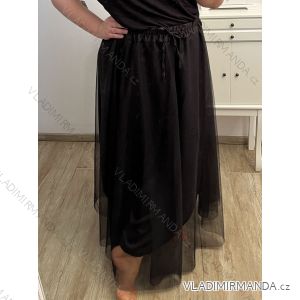 Sukňa dlhá dámska nadrozmer (L/XL/2XL ONE SIZE) TALIANSKA MóDA IM423BELLA/DU