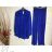 Súprava nohavice dlhé a košele dlhý rukáv dámska (S-XL) TALIANSKA MÓDA IMPGM2322496-06 kráľovská modrá S