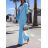 Súprava/komplet elegantné sako a nohavice dlhé dámska (S/M ONE SIZE) TALIANSKA MÓDA IMD23162