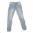 Rifle jeans baggy dlhé dámske (XS-XL) JEWELLY JEW23JW2306/DU šedá L