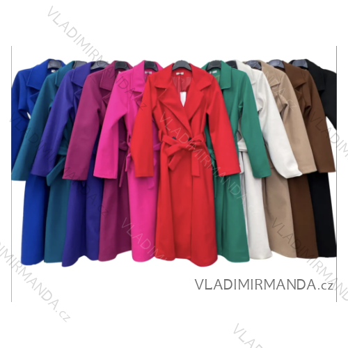 Kabát dlhý rukáv dámsky (S/M ONE SIZE) TALIANSKA MÓDA IMPLM23328