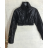 Bunda krátka dlhý rukáv dámska (S/M ONE SIZE) TALIANSKA MÓDA IMPGM235529