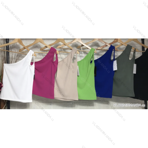 Tielko/croptop bez rukávu dámske (S/M ONE SIZE) TALIANSKA MÓDA IMPGM2310036