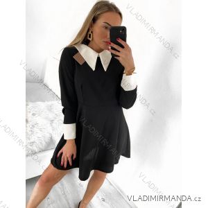 Šaty dlhý rukáv dámske (S/M ONE SIZE) TALIANSKA MÓDA IMPGM2324043