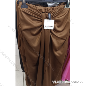 Šaty dlhé elegantné bez rukávov dámske (S/M ONE SIZE) TALIANSKA MODA IM323018