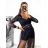 Body krajkové dlhý rukáv dámske (S/M ONE SIZE) TALIANSKA MÓDA IMPGM232597