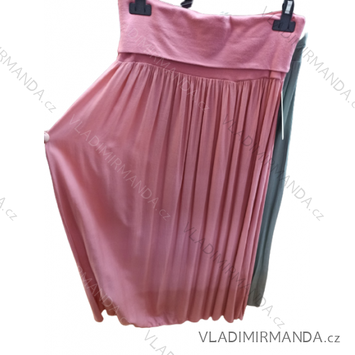 Sukňa dlhá dámska nadrozmer (XL/2XL ONE SIZE) TALIANSKA MÓDA IMBM23018