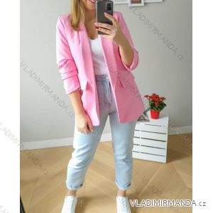 Sako s podšívkou dlhý rukáv dámske (S/M ONE SIZE) TALIANSKA MÓDA IMWMY23870