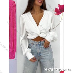 Tunika/top/blúzka dlhý rukáv dámska (S/M ONE SIZE) TALIANSKA MÓDA IMWM23871