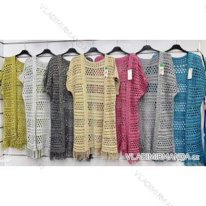 Cardigan plážový cez plavky dlhý rukáv dámske (S/M ONE SIZE) TALIANSKA MÓDA IMWGM23768