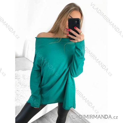 Tunika dlhý rukáv dámska nadrozmer (XL/2XL ONE SIZE) TALIANSKA MODA IM323040