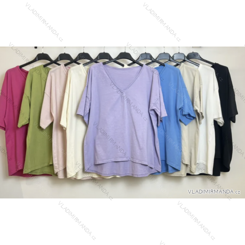 Tričko krátky rukáv dámske (S/M ONE SIZE) TALIANSKA MÓDA IMPLM2380331
