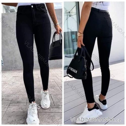 Rifle jeans dlhé dámske (XS-XL) RE-DRESS RED23S9371-13/DR čierna XS