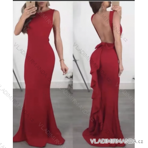 Šaty dlhé elegantný dlhý rukáv dámske (S/M ONE SIZE) TALIANSKA MÓDA IMPCF239618-23