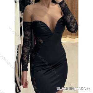 Šaty elegantný carmen dámske (S/M ONE SIZE) TALIANSKA MÓDA IMPCF236209