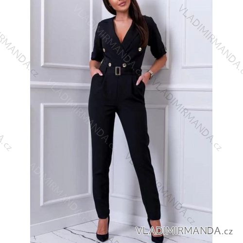 Overal dlhý elegantný dlhý rukáv dámsky (S/M ONE SIZE) TALIANSKA MÓDA IMWGE231171