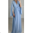 Šaty dlhé elegantný dlhý rukáv dámske (S/M ONE SIZE) TALIANSKA MÓDA IMPBB23B23484