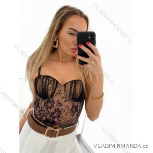 Top/croptop na ramienka dámsky (SL) TALIANSKA MÓDA IMPLP2388017012