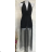 Šaty dlhé elegantné bez rukávov dámske (S/M ONE SIZE) TALIANSKA MÓDA IMPGM236293