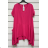 Tunika oversize krátky rukáv dámska (S/M ONE SIZE) TALIANSKA MÓDA IMPSH2322064A
