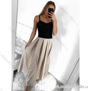 Sukňa dlhá satenová dámska (S/M ONE SIZE) TALIANSKA MÓDA IMM23HG2507